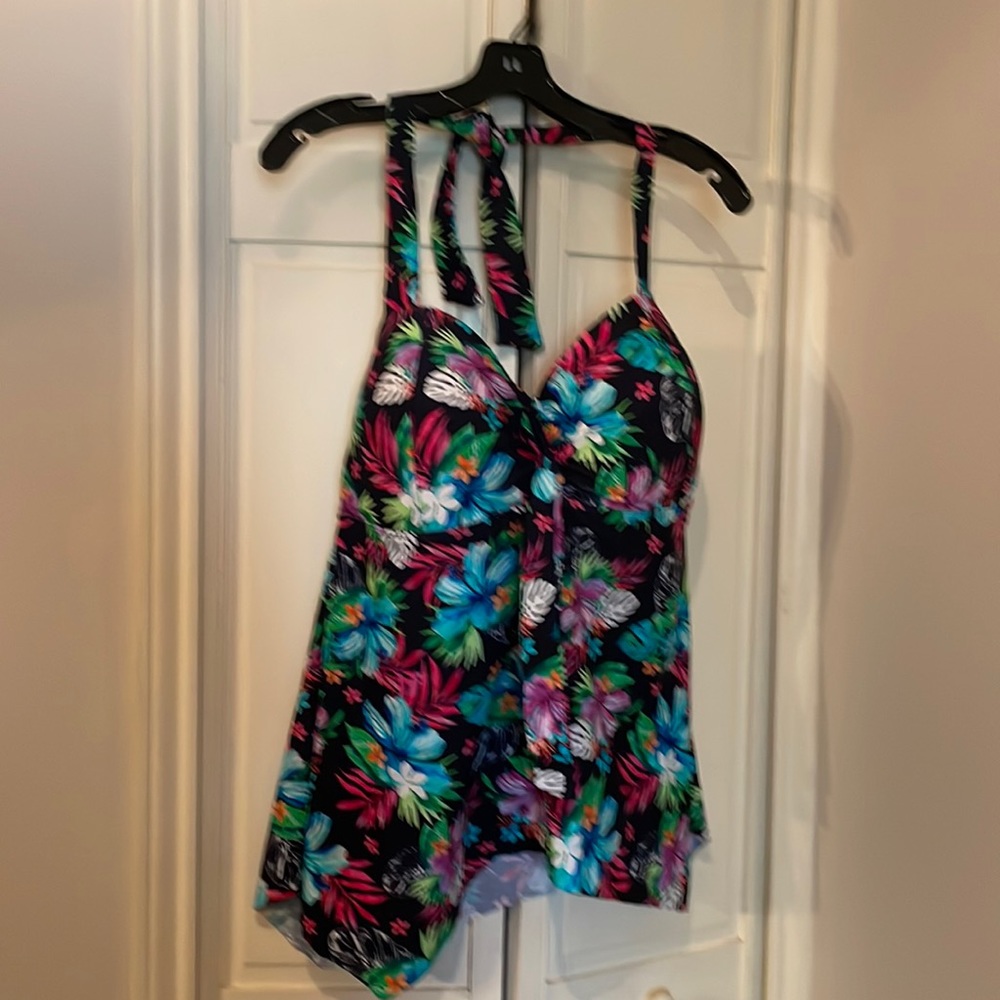 Halter swim top